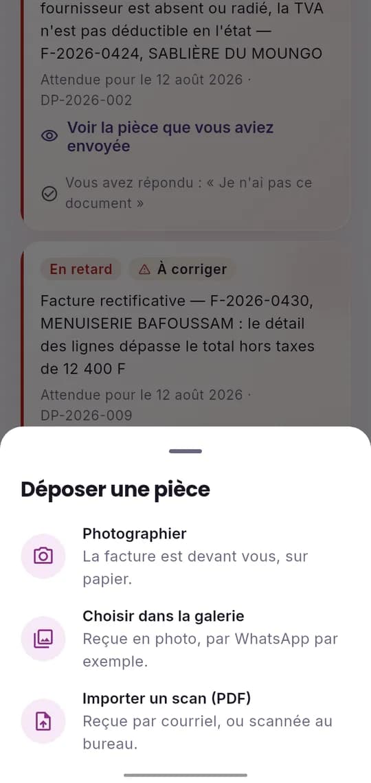 Les trois façons de déposer une pièce